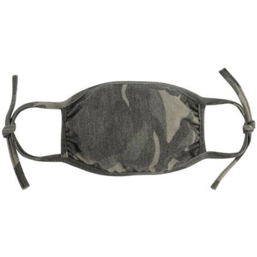 Childs Adjustable Camouflage Camo Cloth Fabric Mask New without Tags Breathable